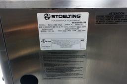 Stoeling Model F231-1812-YG2 Refrigerated Commercial Stainless Steel Frozen Yogurt Dispenser