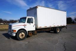 1999 IHC Model 4700 4x2 Single Axle Van Truck, VIN# 1HTSAAM4XH601207, DT 466E Turbo Diesel Engine, 6