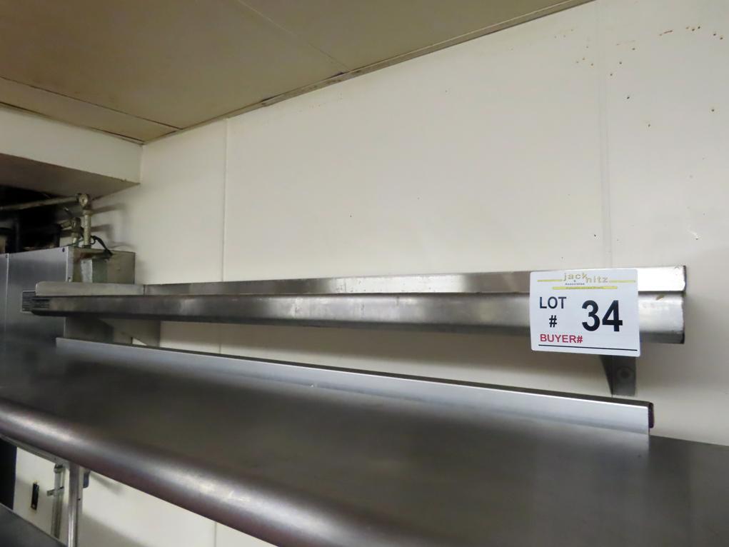 4' Designer's Choice Stainless Steel Shelf Units.