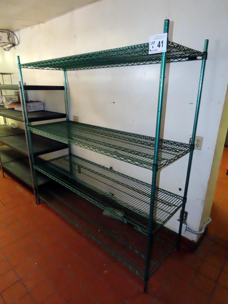 6' Wide Wire Shelf Unit with (4) Shelves.