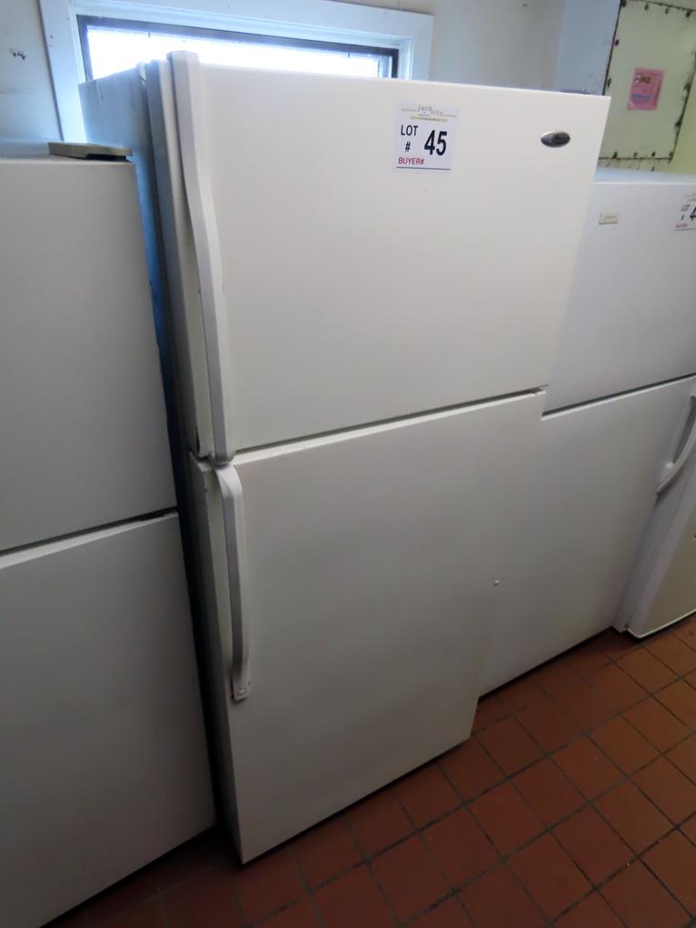 Amana Cross-Top Refrigerator/Freezer.