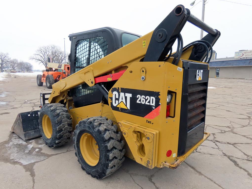 2014 Caterpillar Model 262D Skidloader, SN# CAT0262DTDTB00486, Caterpillar Turbo Diesel Engine, Cab