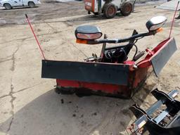 Boss 8'2" V-Plow Front Mount Snow Plow, SN# 71176, Hydraulic Lift & V-Angle, Light Kit, Powder