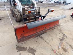 Western 8' Straight Front-Mount Snow Plow, Light Kit, No Cab Controls or Quick Mounts.