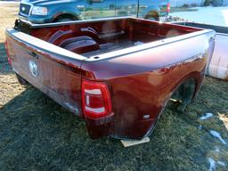 2020 Dodge Dually Long Pickup Box (Maroon) (This is a pickup box ONLY, not a full truck).