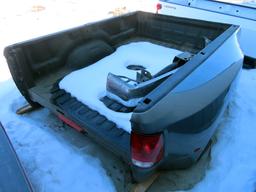 2012 Ram 3500 Dually Truck Box & Bumper, Grey Color, NO TAILGATE  (This is a pickup box ONLY, not a