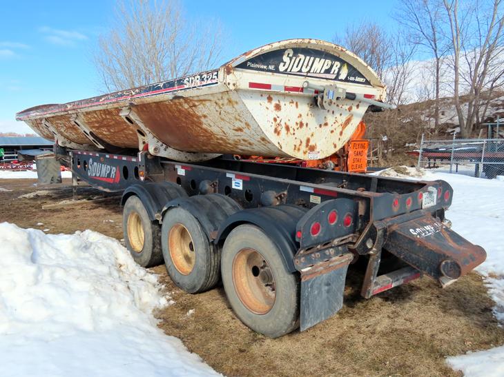 2006 Si’Dump’r Model SDR325 Triple Axle Side Dump Trailer, VIN# 1YPFS12357P001862, 80,000lb GVW,