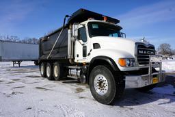 2007 Mack Model CV713 "Granite" Triple Axle Conventional Dump Truck, VIN# 1M2AG11CO7M044853, Mac