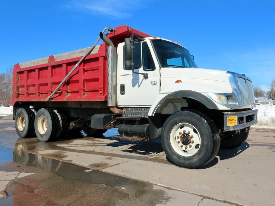 2005 IHC Model 7500 Conventional Tandem Axle Dump Truck, VIN# 1HTWPAZT55J045108, HT570 Turbo Diesel