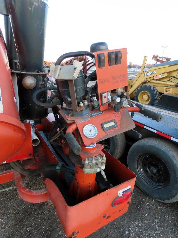 2010 Ditch Witch Model FX20 Portable Mini Vac Trailer, SN#CMWZ2V8H90000002, Kohler Gas Engine w/Elec