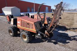 Ditch Witch Model 410 SX Walk Behind Trencher & Vibratory Plow Combo Unit, SN#4P0612, 1,756 Hours, L