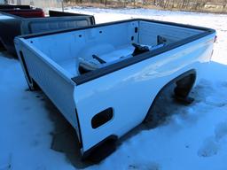 2021 Chevrolet 3500 Single Wheel Pickup Box (White) (This is a pickup box ONLY, not a full truck).