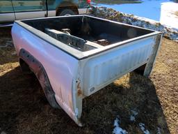 2008 Dodge Short Pickup Box (White) (This is a pickup box ONLY, not a full truck).