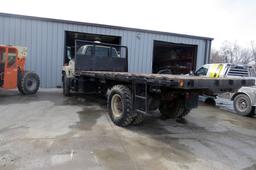 1995 GMC Top Kick Conventional Single Axle Dump Truck, VIN# 1GDL7H1M3SJ502356, 7.4 Liter V-8 Gas