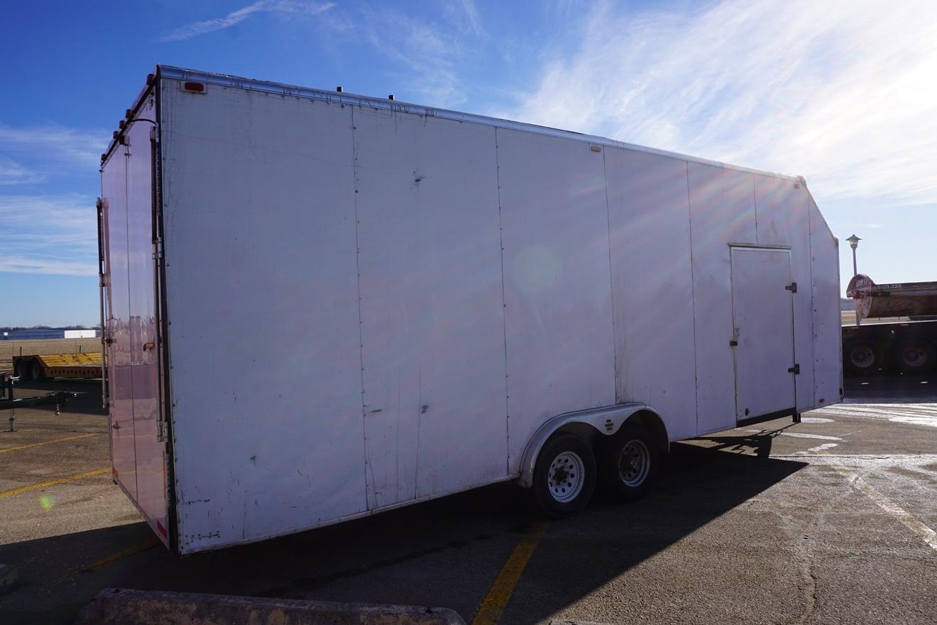 2019 Homemade 28' All Aluminum Tandem Axle Enclosed Car Hauler Trailer