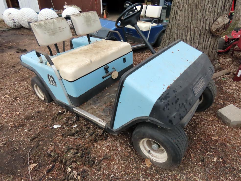 (2) E-Z-Go Marathon Golf Carts - PARTS ONLY