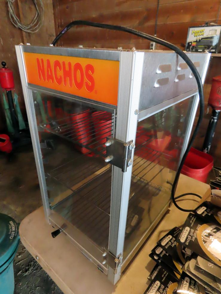 Stainless Steel & Glass Nacho Display Cabinet