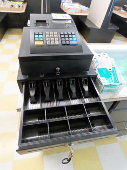 Royal Model 210DX Electronic Cash Register with Cash Drawer, Auxiliary Cash