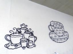 (3) Metal Wall Hangings (Coffee/Tea Related).