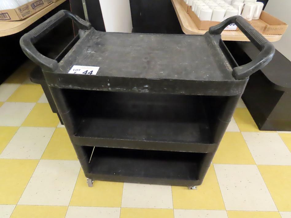 Rubbermaid Rolling Cart with (3) Shelves.