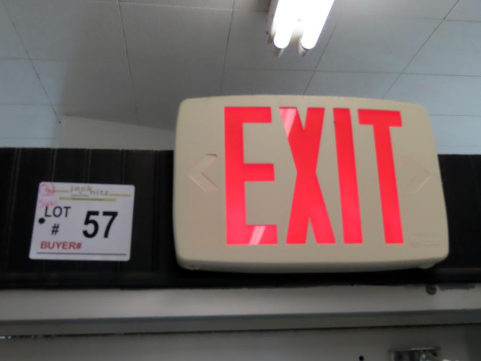 (3) Exit Signs.