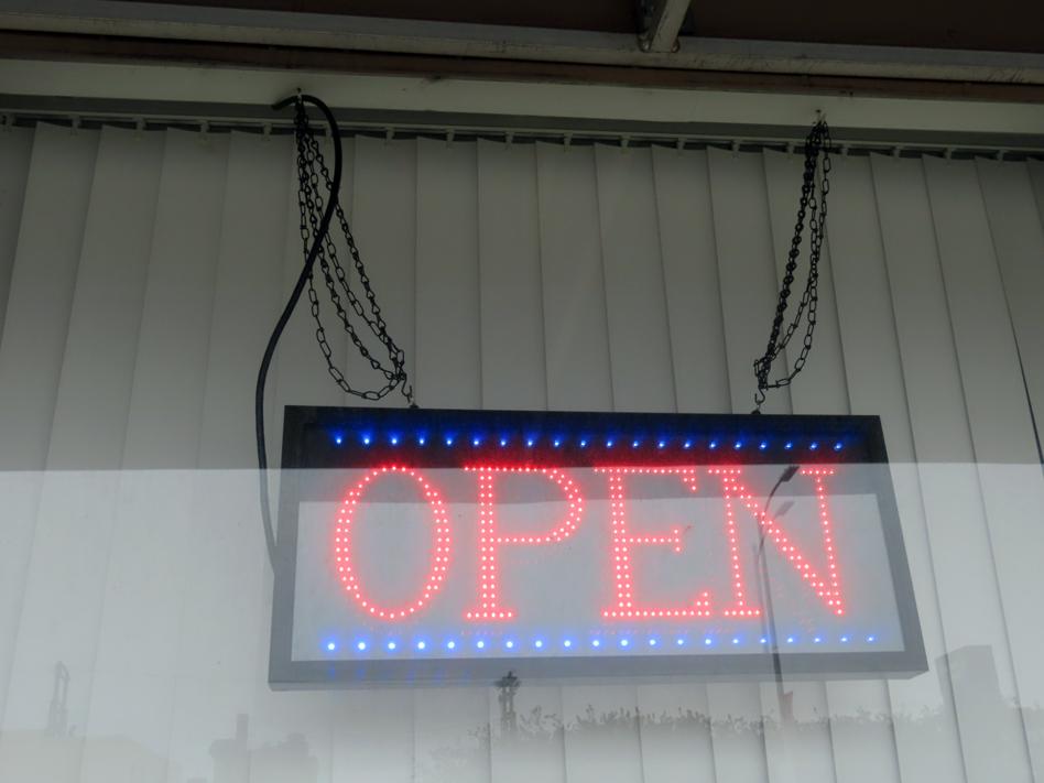 Millennium LED Open Sign, Multiple Settings.