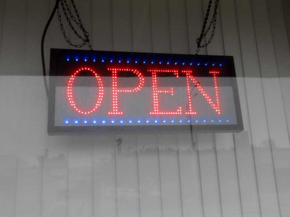 Millennium LED Open Sign, Multiple Settings.