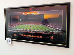 Nebraska Print Titled "A New Era Arises" 2008 Season Opener.