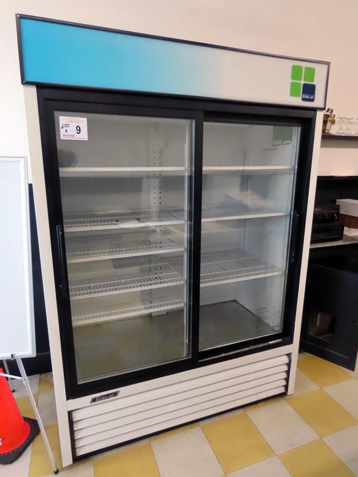 Turbo Air Model TGM-48R 48 ct. ft. Double Glass Sliding Door Refrigerator,