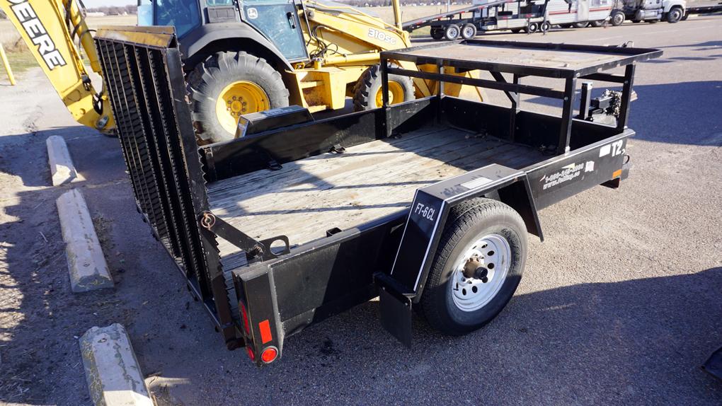 2014 Felling FT-6CL Single Axle Compact Loader Trailer