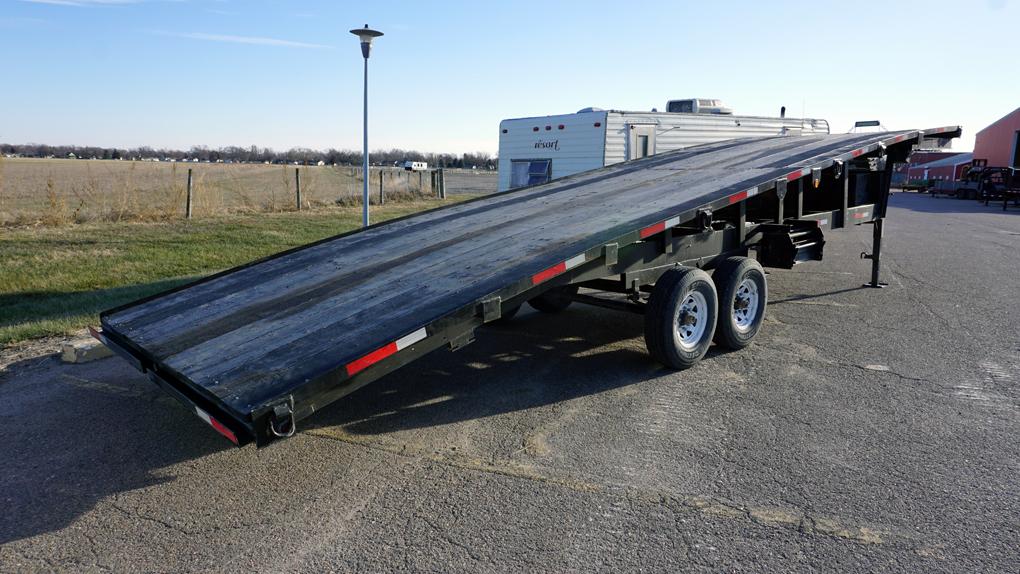 Tandem Axle Car Hauler Gooseneck Trailer