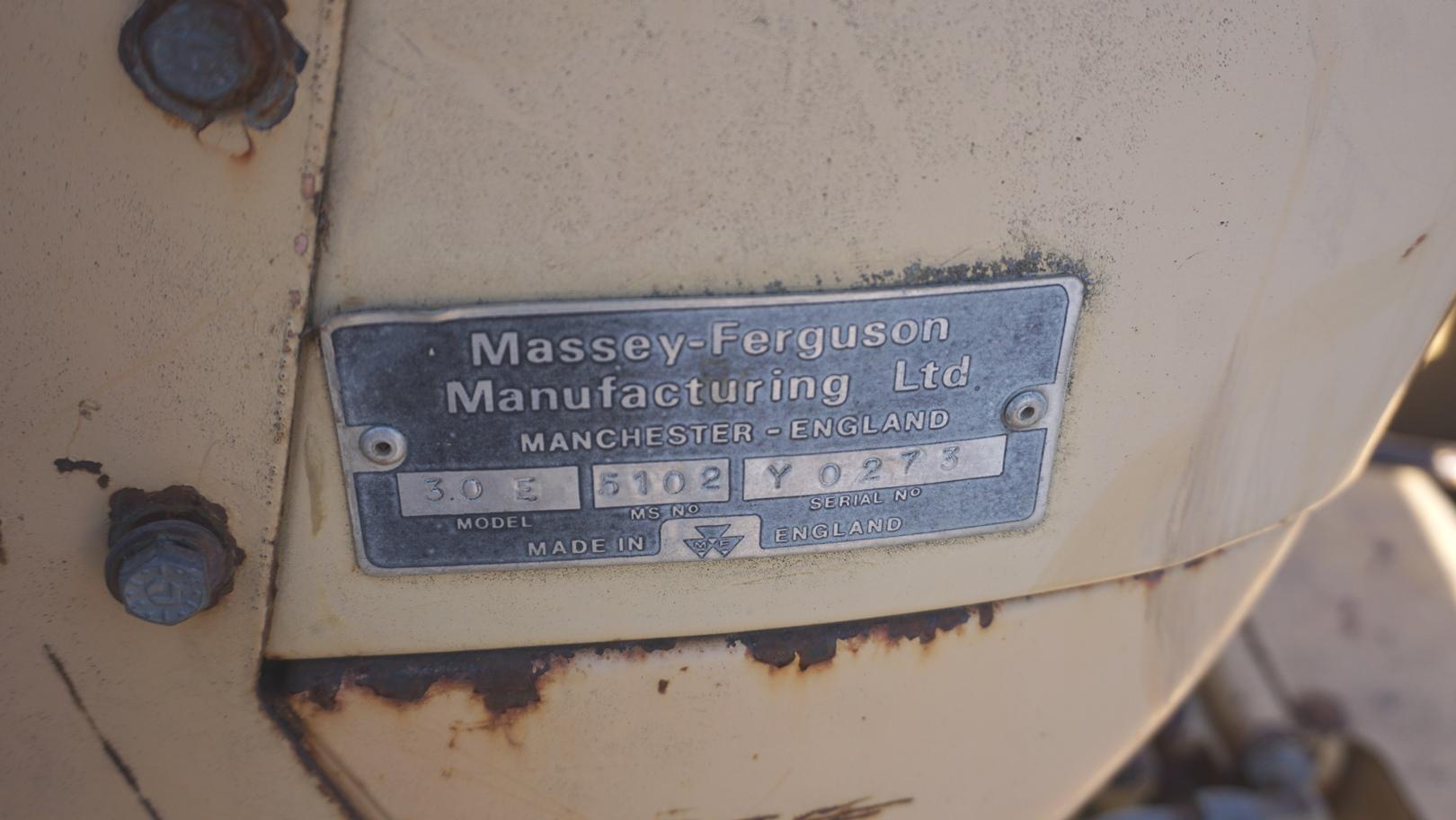 1985 Massey Ferguson 30E Grading Tractor