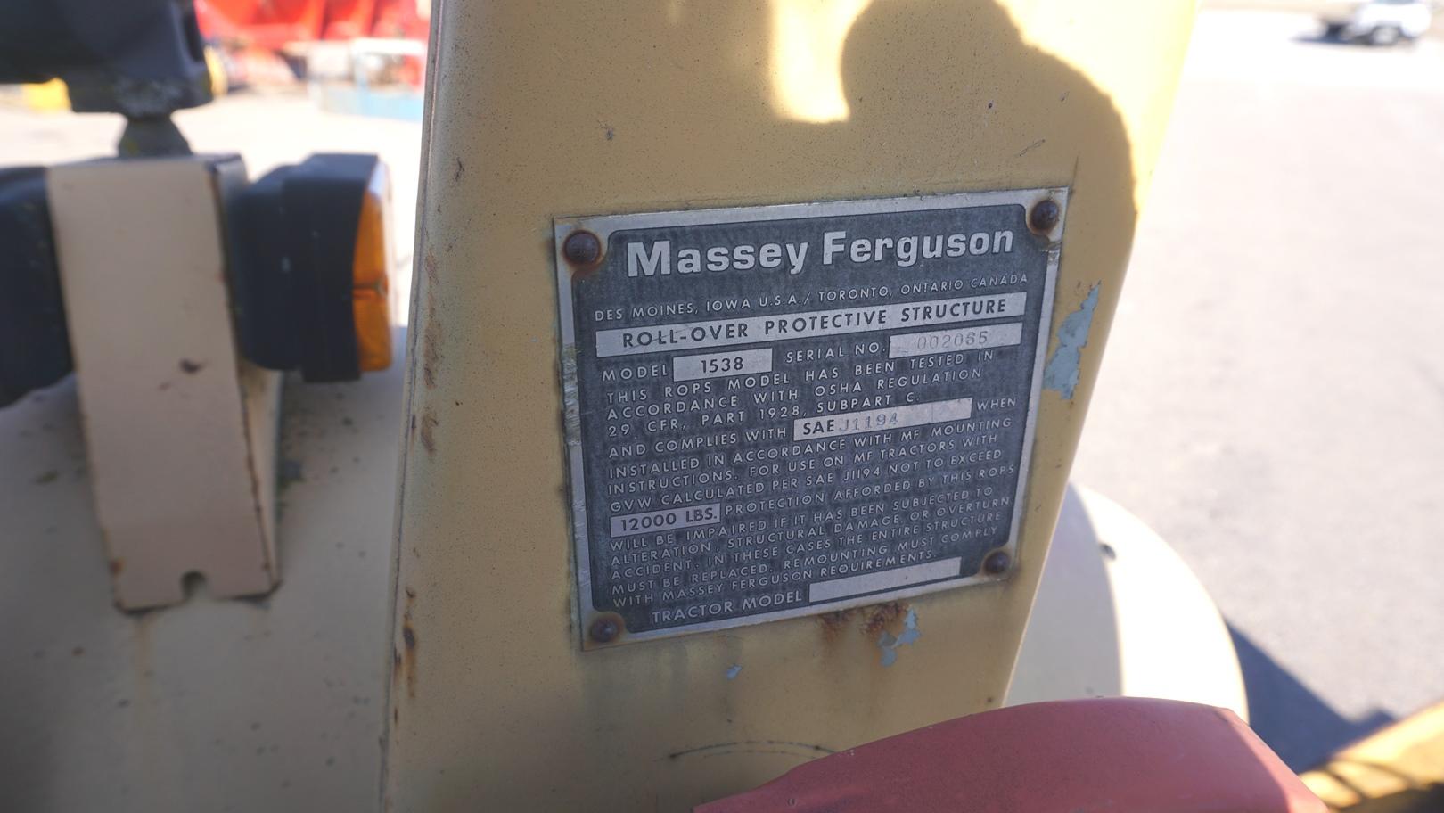 1985 Massey Ferguson 30E Grading Tractor