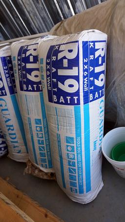 (10) Packages of Fiberglass Insulation