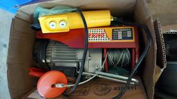 Water Jugs, Rope Hoist, Cable, Shop Items