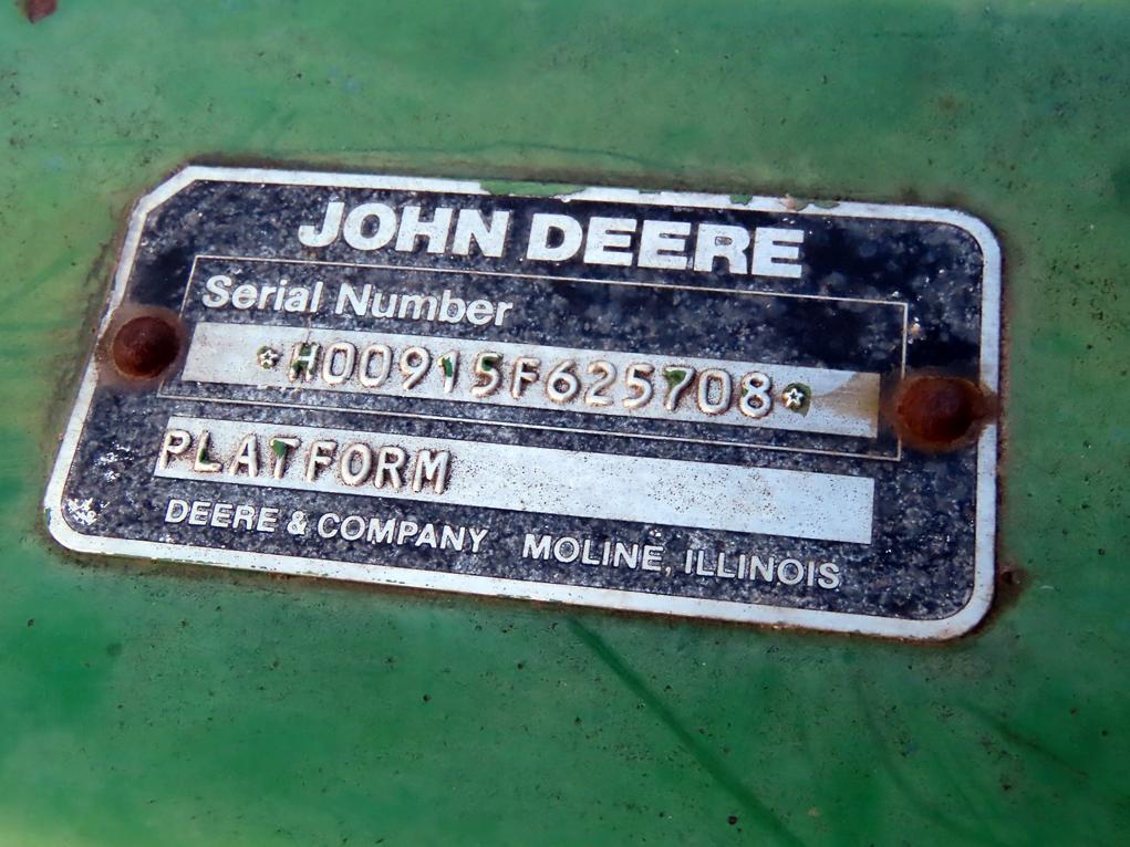 John Deere 915 Grain Platform