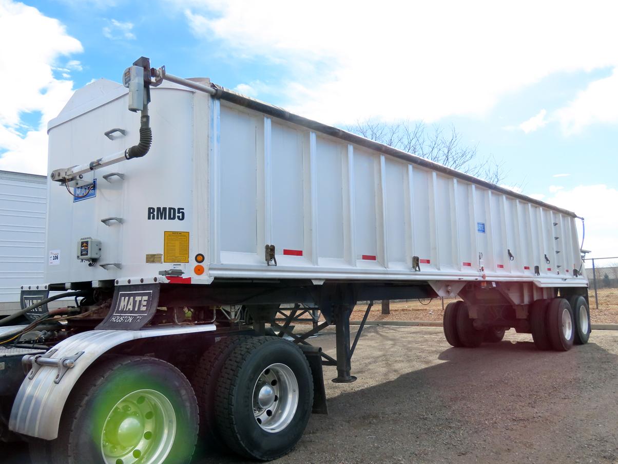 2015 Mate End Dump Trailer