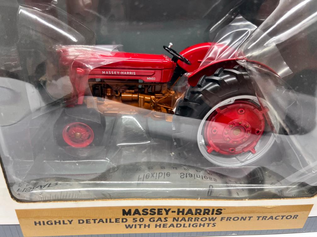 SpecCast Massey Harris Highly Detailed 50 Gas Narrow Front Tractor with Headlights