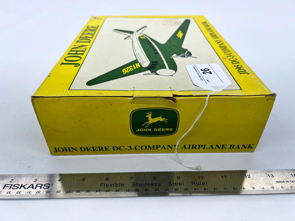 SpecCast 1995 John Deere JD95 DC-3 Company Airplane Bank