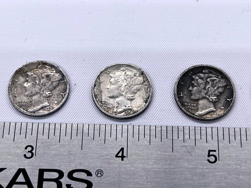 1900's Mercury Dimes