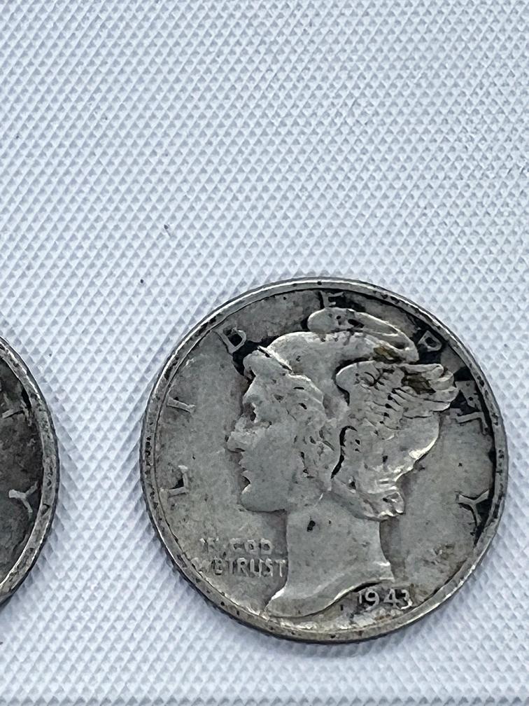 1900's Mercury Dimes