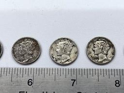 1900's Mercury Dimes