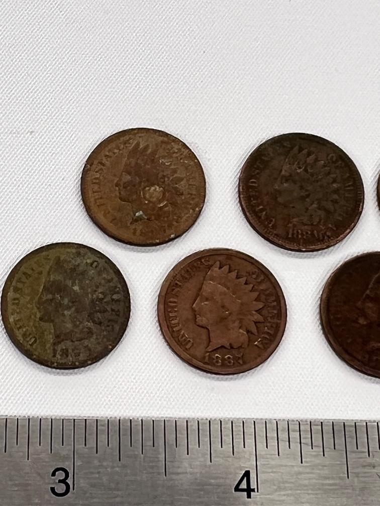 1800's Indian Head Pennies