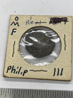 1598 Phillip III Coin