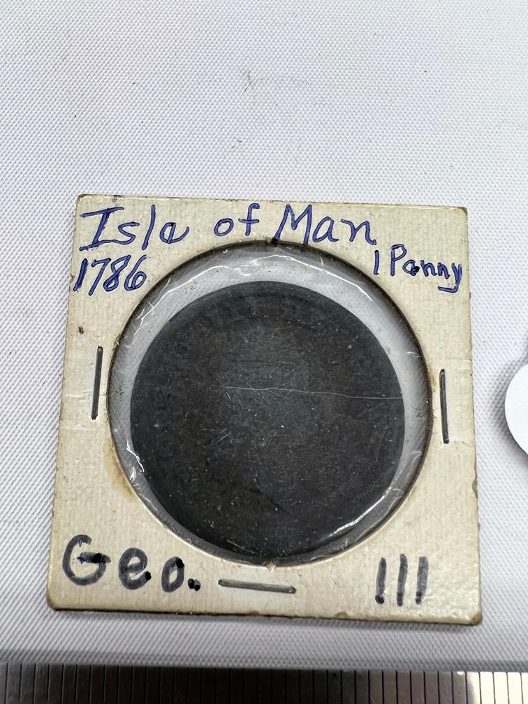 1786 Isle of Man 1 Georgie III