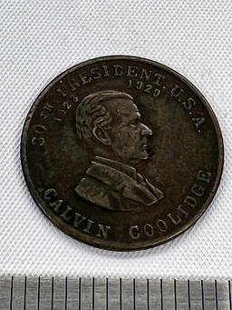 Calvin Coolidge Token