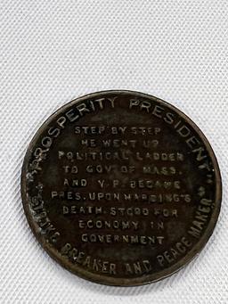 Calvin Coolidge Token