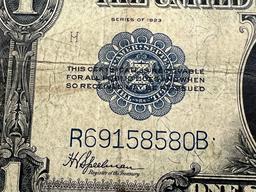 (2) US $1 Silver Certificate