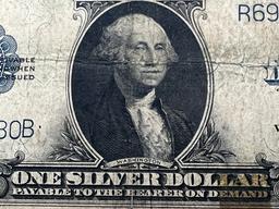 (2) US $1 Silver Certificate