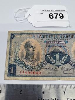Columbia 1 Peso